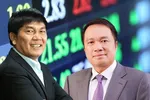 Tỷ phú Trần Đình Long (trái) và tỷ phú Hồ Hùng Anh (phải). Ảnh: KA.
