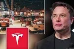 Tesla vừa nộp đơn đăng ký sử dụng logo chữ "T" cho dịch vụ nhà hàng (Ảnh: AP).