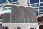 Bảng giá chứng khoán tại Sở Giao dịch Chứng khoán Thành phố Hồ Chí Minh (HOSE). (Ảnh: Hứa Chung/TTXVN)