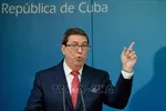 Bộ trưởng Ngoại giao Cuba Bruno Rodriguez. Ảnh: AFP/TTXVN