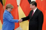 Angela Merkel, German chancellor, with China’s president Xi Jinping in Beijing in May 2018 © Getty Images