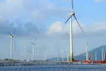 Trung Nam Wind Farm in the south central province of Ninh Thuan. (Photo: VNA)