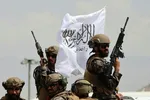 © Stringer/EPA-EFE/Shutterstock | Taliban forces secure Hamid Karzai airport in Kabul on Tuesday, after the US withdrawa