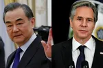 Ngoại trưởng Trung Quốc - Vương Nghị và Ngoại trưởng Mỹ - Antony Blinken. (Ảnh: Reuters).