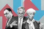 From left: central bankers Andrew Bailey, Jay Powell and Christine Lagarde © FT montage/Bloomberg/Getty Images