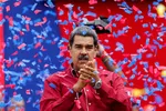 Tổng thống Venezuela Nicolas Maduro tái đắc cử nhiệm kỳ thứ 3 liên tiếp, nâng tổng thời gian cầm quyền lên 18 năm. Ảnh: Reuters