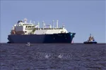 (Tư liệu) Tàu chở khí đốt tự nhiên hóa lỏng LNG. Ảnh: PAP/TTXVN