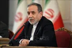 Ngoại trưởng Iran Seyed Abbas Araghchi phát biểu tại cuộc họp báo ở Tehran. Ảnh: THX/TTXVN