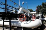 Hệ thống đường ống dẫn khí từ Nga sang Hungary Druzhba ở Szazhalombatta (Hungary). Ảnh: TTXVN