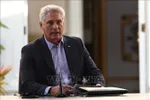 Chủ tịch Cuba Miguel Díaz-Canel. Ảnh: TTXVN
