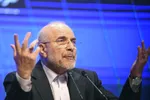 Chủ tịch Quốc hội Iran Mohammad Bagher Ghalibaf phát biểu tại Tehran. Ảnh tư liệu: THX/TTXVN