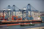 Cảng Busan, Hàn Quốc. Ảnh: THX/TTXVN