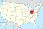 Bản đồ chỉ vị trí của bang Ohio - nơi xảy ra vụ việc. Ảnh: Wikimedia Commons
