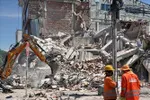 Thiệt hại sau động đất tại Cali, Colombia, ngày 11-8-2026. Ảnh: THX/TTXVN