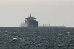 Tàu hàng di chuyển ở khu vực eo biển Hormuz. Ảnh: THX/TTXVN