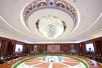 Quang cảnh Hội nghị thượng đỉnh BRICS lần thứ 18 tại New Delhi, Ấn Độ ngày 12-9. Ảnh: ANI/TTXVN