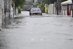 Ngập sâu tại thủ đô Bangkok, Thái Lan do mưa lớn ngày 26-9-2026. Ảnh: THX/TTXVN phát