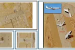 Những hình ảnh vệ tinh trên Google Maps hé lộ dấu vết thiệt hại tại Căn cứ Không quân Prince Sultan ở Saudi Arabia, nơi Mỹ triển khai nhiều nhân lực và khí tài quân sự. Ảnh: Google Map
