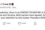 Ảnh chụp bài đăng của Tổng thống Trump.