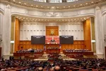 Quang cảnh phiên họp Quốc hội Romania tại Bucharest. Ảnh: THX/TTXVN