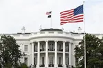 Quang cảnh bên ngoài Nhà Trắng ở thủ đô Washington DC., Mỹ. Ảnh: THX/TTXVN