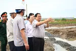 Thủ tướng kiểm tra dự án cao tốc Châu Đốc - Cần Thơ - Sóc Trăng