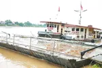 Dùng phà quân sự chuyên chở người dân tạm thời thay thế cầu phao Phong Châu
