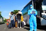 Hơn 700 người Quảng Ngãi kẹt ở "tâm dịch" Đà Nẵng được về quê