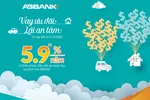 ABBANK giảm lãi vay cá nhân lần thứ tư, chỉ từ 5,9%/năm