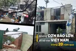 Những cơn bão lớn đổ bộ Việt Nam trong 20 năm qua