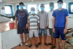 5 thuyền viên nhập cảnh trái phép vào vùng biển Phú Quốc