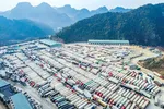 Hàng ngàn container chở nông sản chờ thông quan trong vô vọng tại Lạng Sơn.