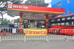 Một cây xăng thuộc hệ thống của Comeco, quận Gò Vấp, TPHCM, hết xăng bán trong ngày 6-10.