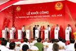 Vingroup cũng đã khởi công Khu đô thị mới Hậu Nghĩa.