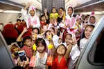 Hành khách nhí đáng yêu mùa trung thu Vietjet