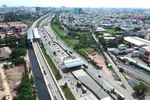 Tuyến metro Bến Thành - Suối Tiên qua quận Thủ Đức. Ảnh: CAO THĂNG