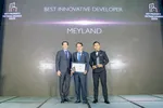 Meyland được vinh danh là “Nhà phát triển Bất động sản sáng tạo tốt nhất Việt Nam 2020 - Best Innovative Developer Vietnam 2020”. 