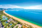Một góc bãi biển Nha Trang.