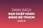 Công bố danh sách Ban Chấp hành Đảng bộ TPHCM khóa XI, nhiệm kỳ 2020-2025
