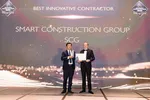 CTCP Xây dựng SCG (Smart Construction Group) nhận giải thưởng Best Innovative Contractor Southeast Asia 2020 - Nhà thầu xây dựng đột phá nhất Đông Nam Á 2020.