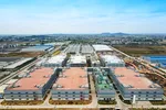 Khu công nghiệp Quang Châu (Bắc Giang), nơi đặt cơ sở sản xuất của Foxconn. 