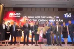 Lãnh đạo MSB và TIKI thực hiện nghi thức ký kết thỏa thuận hợp tác.