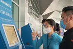 Vietnam Airlines mở kiosk tự làm thủ tục tại sân bay Vinh