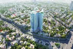 Những viên gạch gốm được sử dụng tinh tế tại TNR Goldmark City