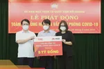 TNG Holdings Vietnam và MSB ủng hộ 5 tỷ đồng quỹ vaccine phòng Covid-19 tỉnh Hải Dương 