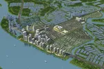 Phối cảnh dự kiến minh họa tổng thể khu đô thị Izumi City 170ha tại Biên Hòa, Đồng Nai