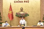 Thủ tướng Phạm Minh Chính chủ trì phiên họp Chính phủ thường kỳ tháng 8 năm 2021. Ảnh: VIẾT CHUNG