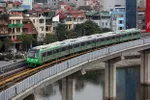 Dự án đường sắt đô thị Cát Linh-Hà Đông chuẩn bị được đưa vào vận hành khai thác. (Ảnh: TTXVN)
