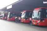 Tuyến xe khách TP Cần Thơ - TP. HCM hoạt động trở lại sau thời gian tạm dừng để phòng, chống dịch COVID-19 - Ảnh: LÊ DÂN