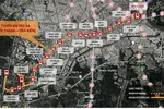 Sơ đồ tuyến metro 3A - Ảnh: Ban quản lý đường sắt đô thị TP